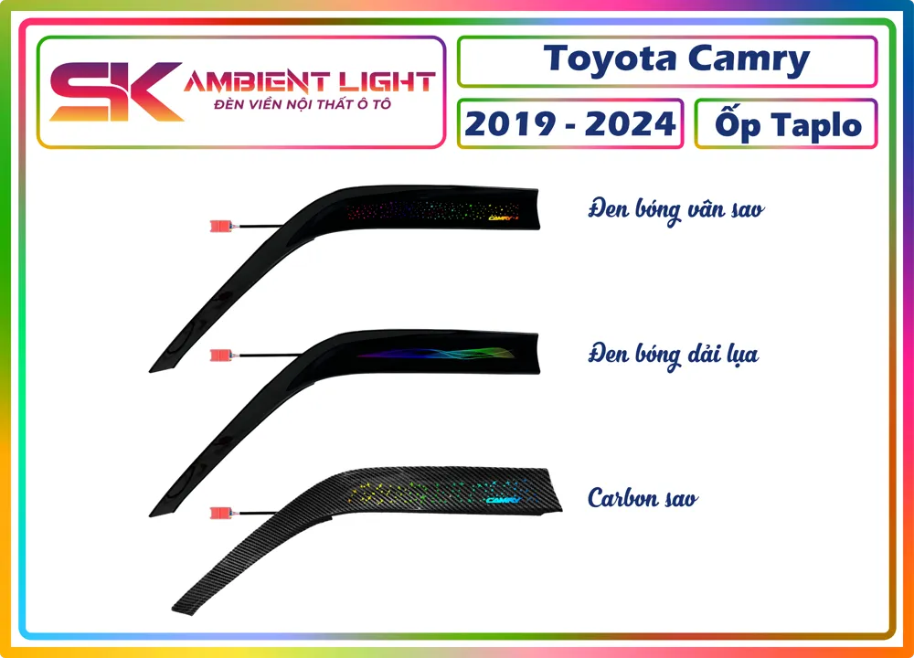 Toyota Camry 2019 - 2023 ( 21 đến 33 chi tiết ) - 1 chi tiết
